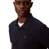 Polo Manica Corta Uomo Calvin Klein Piquè Blu | NonSoloSport