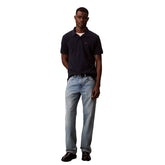 Polo Manica Corta Uomo Calvin Klein Piquè Blu | NonSoloSport