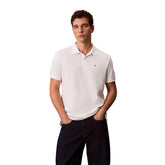 Polo Manica Corta Uomo Calvin Klein Piquè Bianco | NonSoloSport