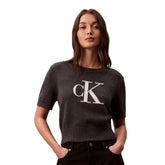 T-Shirt Donna Calvin Klein Chunky Grigio | NonSoloSport