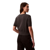 T-Shirt Donna Calvin Klein Chunky Grigio | NonSoloSport