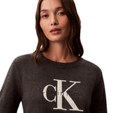 T-Shirt Donna Calvin Klein Chunky Grigio | NonSoloSport