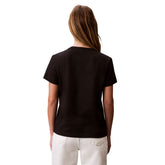 T-Shirt Donna Calvin Klein Archive Jersey Nero | NonSoloSport