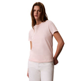 T-Shirt Donna Calvin Klein Monogram Rosa | NonSoloSport