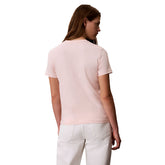 T-Shirt Donna Calvin Klein Monogram Rosa | NonSoloSport