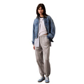 Pantalone Jogger Donna Calvin Klein Monogram Grigio | NonSoloSport