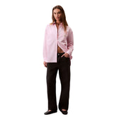 Camicia Donna Calvin Klein Poplin Relaxed Rosa | NonSoloSport