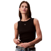 Canotta Donna Calvin Klein Baby Rip Nero | NonSoloSport