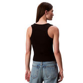 Canotta Donna Calvin Klein Baby Rip Nero | NonSoloSport