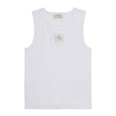 Canotta Donna Calvin Klein Costine Bianco | NonSoloSport