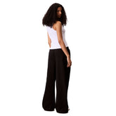 Pantalone Jogger Donna Calvin Klein Badge Logo Nero | NonSoloSport