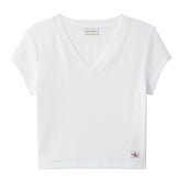 T-Shirt Donna Calvin Klein Slim Bianco | NonSoloSport