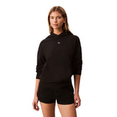 Felpa Donna Calvin Klein Peached Nero | NonSoloSport