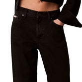 Jeans Donna Calvin Klein Low Rise Baggy Soft Nero | NonSoloSport