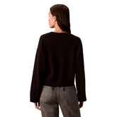Maglia Donna Calvin Klein Smooth Cotton Nero | NonSoloSport