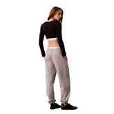 Pantalone Jogger Donna Calvin Klein Monologo Foil Grigio | NonSoloSport