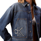 Giacca Jeans Donna Calvin Klein Workwear Blu | NonSoloSport
