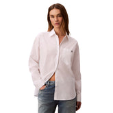 Camicia Donna Calvin Klein Cotton Poplin Bianco | NonSoloSport