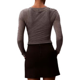 Minigonna Donna Calvin Klein Jersey Elasticizzata Nero | NonSoloSport