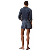 Shorts Donna Calvin Klein Stile Anni 90 Blu | NonSoloSport