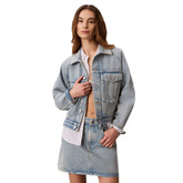 Giacca Donna Calvin Klein Branded Azzurro | NonSoloSport