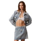 Gonna Donna Calvin Klein Branded Azzurro | NonSoloSport