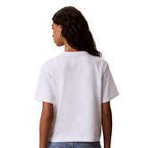T-Shirt Donna Calvin Klein Monologo Bianco | NonSoloSport