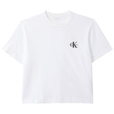 T-Shirt Donna Calvin Klein Monologo Bianco | NonSoloSport