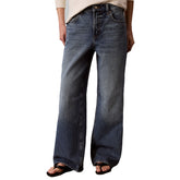 Jeans Donna Calvin Klein Low Rise Baggy Blu | NonSoloSport