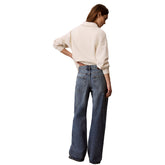 Jeans Donna Calvin Klein Low Rise Baggy Blu | NonSoloSport