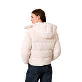 Giubbotto Donna Calvin Klein Matte Puffer Beige | NonSoloSport