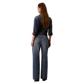 Jeans Donna Calvin Klein Wide Leg Blu | NonSoloSport
