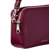 Borsa Calvin Klein Webbing Double Strap Bordeaux | NonSoloSport