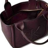Borsa Donna Calvin Klein Bold Small Tote Strap Rosso | NonSoloSport