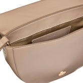 Borsa Calvin Klein Saddle Crossbody Beige | NonSoloSport