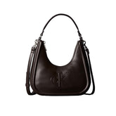 Borsa Calvin Klein Bold Small Crescent Marrone | NonSoloSport