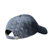 Cappello Baseball Calvin Klein Logo Jacquard Blu | NonSoloSport