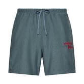 Shorts Uomo Calvin Klein Premium Terry Graphic Grigio Scuro | NonSoloSport