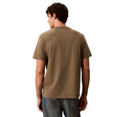 T-Shirt Uomo Calvin Klein Acid Wash Verde Oliva | NonSoloSport