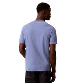 T-Shirt Uomo Calvin Klein Micro Monologo Azzurro | NonSoloSport
