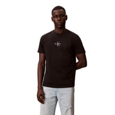 T-Shirt Uomo Calvin Klein Monogramma Nero | NonSoloSport
