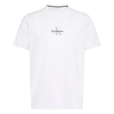 T-Shirt Uomo Calvin Klein Monogram Bianco | NonSoloSport