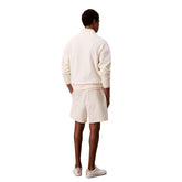 Shorts Uomo Calvin Klein Premium Terry Beige | NonSoloSport