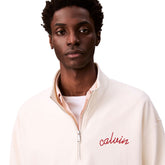 Maglione Uomo Calvin Klein Terry Premium Beige | NonSoloSport