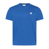 T-Shirt Uomo Calvin Klein 30S Logo Badge Blu | NonSoloSport