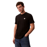 T-Shirt Uomo Calvin Klein Badge 30S Nero | NonSoloSport