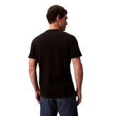 T-Shirt Uomo Calvin Klein Badge 30S Nero | NonSoloSport