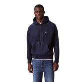 Felpa Uomo Calvin Klein Premium Terry Monogram Blu | NonSoloSport