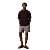Shorts Uomo Calvin Klein Premium Terry Monogram Grigio | NonSoloSport