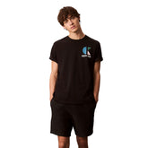 Shorts Uomo Calvin Klein Premium Terry Monogram Nero | NonSoloSport